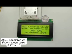 모노크롬 LCD 디스플레이 모듈 20x4 문자 LCM 16pin STN 노란색 녹색