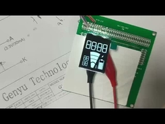 VA LCD 디스플레이 화이트 그래픽 블랙 패널 긴 스트립 4.5V 9PIN
