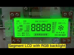 공기 정화기용 맞춤형 LCD 4 디티그 HTN 세그먼트 디스플레이 RGB 백라이트 색상