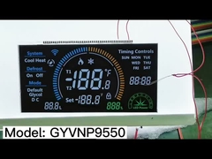 3.3V VA LCD 디스플레이 패널 블랙 LCD 세그먼트 디스플레이 46PIN 백색 백등