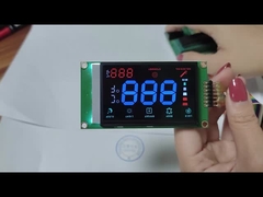 3.3V 커스텀 세그먼트 LCD 디스플레이 TN 전기 계측기용 반사 백색 백등