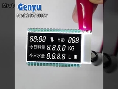 부정 VA LCD 모듈 흰색 문자 검은색 화면 4.5V 34PIN