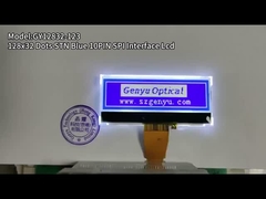 2.18인치 COG 그래픽 LCD 디스플레이 128x64 점 STN 블루 10PIN SPI 인터페이스