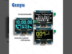 3.3V 1.54 인치 OLED 디스플레이 128x64 흰색 파란색 노란색 SPD0301 드라이버 IC