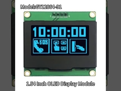 SSD1309 1.54 인치 OLED 화면 파란색 더 큰 PCB 보드 128x64 I2C OLED 디스플레이