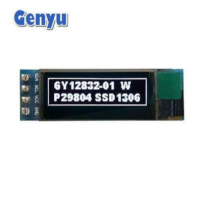 좋은 가격 흰색 0.91인치 OLED 디스플레이 모듈 128x32 점 SSD1306 4PIN I2C 인터페이스 온라인으로