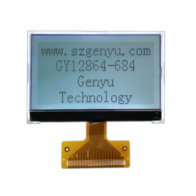 좋은 가격 2.72인치 128x64 LCD COG 디스플레이 그래픽 FSTN 화면 양성 백색 백라이트 36PIN FPC 온라인으로