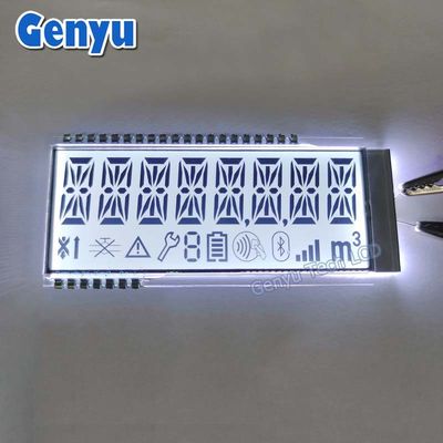 좋은 가격 TN 흰색 14 세그먼트 LCD 디스플레이 검은 자릿수 맞춤형 크기 PIN 연결 온라인으로