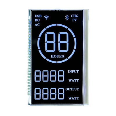 좋은 가격 7 세그먼트 VA 블랙 LCD 커스터마이징 부정 디스플레이 5V 27PIN 온라인으로