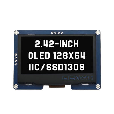 좋은 가격 2.42 Inch OLED Display Module LCM 4 PIN IIC I2C SSD1309 Driver 128x64 Dots in Genyu White/Blue/Yellow/Green 온라인으로