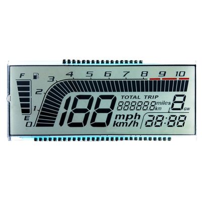 좋은 가격 HTN Custom E-bike LCD Display Monochrome 46 Pin Transflective 7 Segment LCD Screen with 6 O'clock Viewing Angle 온라인으로