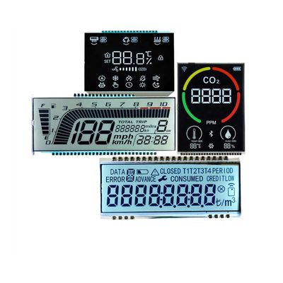 좋은 가격 PIN Connector Customized Monochrome Lcd Screen Digital Speedometer Meter Lcd TN HTN FSTN Positive Segment Display 온라인으로