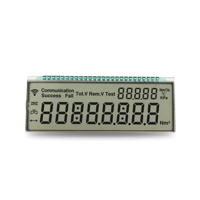 좋은 가격 3.3V Operating Voltage Custom LCD Display for Positive Reflective Screen Energy Meter 8 Digit 7 Segment Monochrome LCD 온라인으로