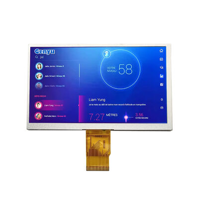 제뉴 7.0인치 TFT LCD 디스플레이 모듈 800x480 점 해상도 및 병렬 RGB 24비트 인터페이스