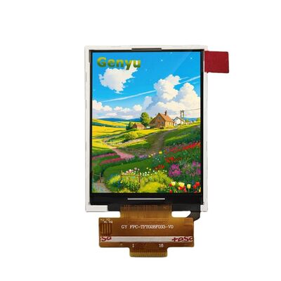 Genyu 2.8인치 240x320 픽셀 TFT LCD 디스플레이 (4SPI ST7789 드라이버 TN 투과형 18핀 납땜