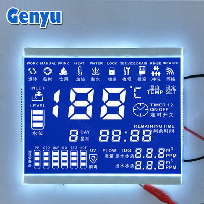 HTN 블루 8 인치 분할 맞춤 LCD 화면 패널