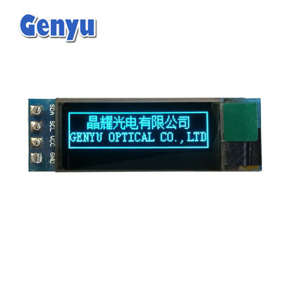 좋은 가격 블루 0.91인치 OLED 모듈 128x32 해상도 SSD1306 IIC 인터페이스 사용자 정의 온라인으로