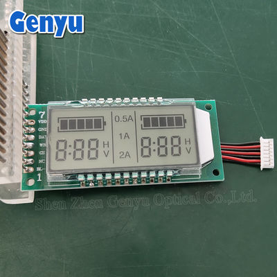 좋은 가격 커스터마이징 세그먼트 LCD 모듈 TN 6자리 LCD 디스플레이 블루 백라이트 온라인으로
