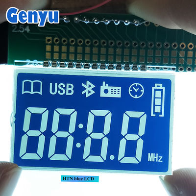 맞춤형 LCD 디스플레이 HTN 음 7 세그먼트 LCD 디스플레이 오디오