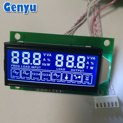 좋은 가격 OEM LCD 일곱 세그먼트 디스플레이 HTN 파란색 5V LCD 화면 PCB 보드 온라인으로