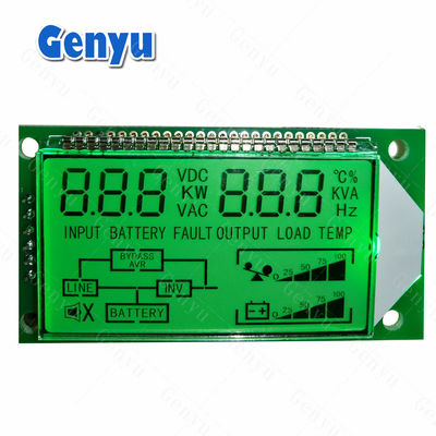 사용자 정의 LCD 세그먼트 디스플레이 TN 긍정적 LCD 디스플레이 PIN 연결 UPS