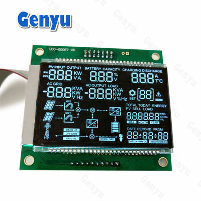 좋은 가격 세그먼트 된 VA LCD 디스플레이 블랙 패널 화이트 백라이트 HT1623 COB+PIN 모듈 온라인으로