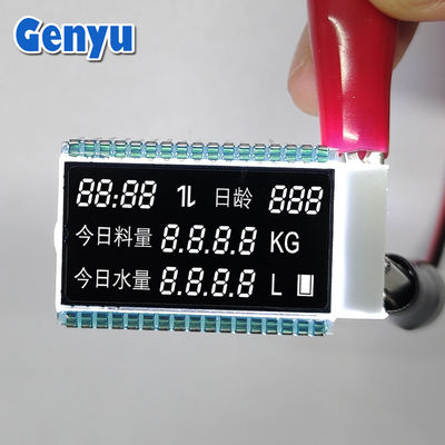 좋은 가격 부정 VA LCD 모듈 흰색 문자 검은색 화면 4.5V 34PIN 온라인으로