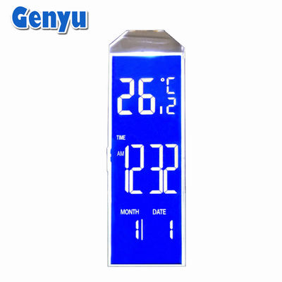 사용자 지정 LCD 화면 HTN 세그먼트 블루 제브라 백색 백라이트 책상 램프