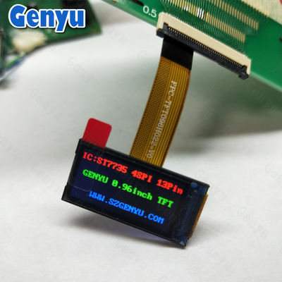 컴팩트 0.96인치 TFT LCD 디스플레이 80x160 픽셀 14핀 ZIF 커넥트 SPI 인터페이스