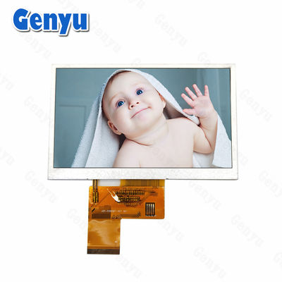 좋은 가격 5인치 TFT LCD 디스플레이 TN 송신 800x480 해상도 40PIN 병렬 RGB 24 비트 온라인으로