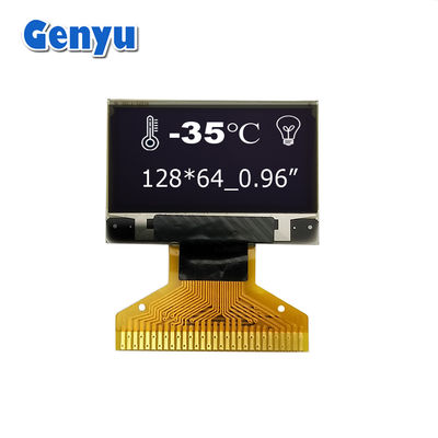 좋은 가격 얇은 0.96 인치 OLED 모듈 128x64 해상도 SSD1315 30pin 솔더링 FPC 온라인으로