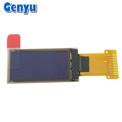 수직형 0.96 인치 OLED 화면 128x64 점 SH1107 13PIN 용접 FPC
