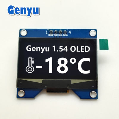 좋은 가격 1.54인치 모노크롬 OLED 디스플레이 모듈 128x64 점 CH1116 IIC 인터페이스 온라인으로