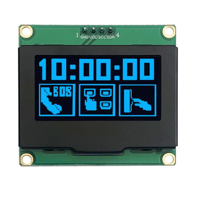 SSD1309 1.54 인치 OLED 화면 파란색 더 큰 PCB 보드 128x64 I2C OLED 디스플레이
