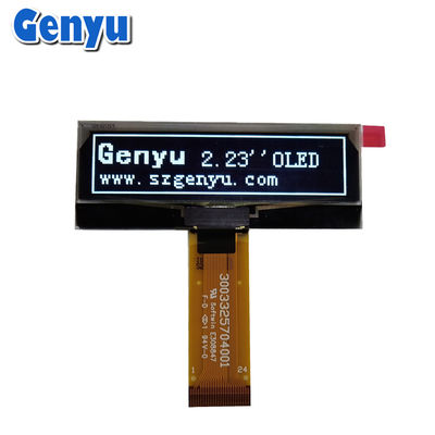 좋은 가격 2.23인치 OLED 디스플레이 모듈 128x32 OLED 스크린 SSD1305 24핀 FPC 커넥터 온라인으로