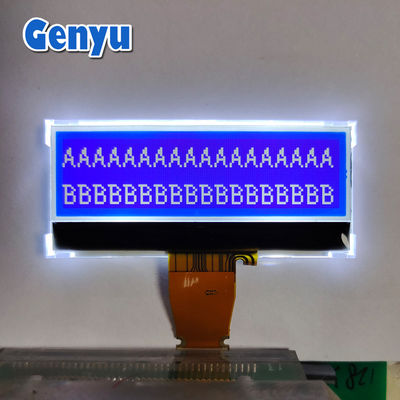 2.18인치 COG 그래픽 LCD 디스플레이 128x64 점 STN 블루 10PIN SPI 인터페이스