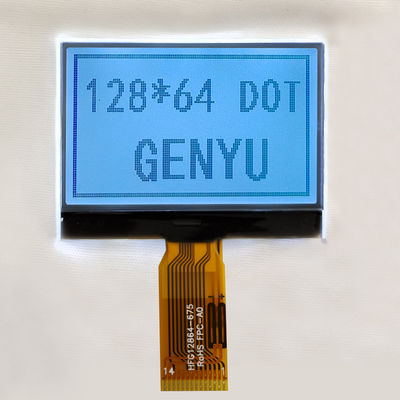 좋은 가격 1.88 인치 128x64 점 매트릭스 LCD 디스플레이 모듈 FSTN 흰색 14PIN SPI 인터페이스 온라인으로
