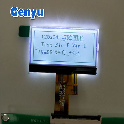 1.46 인치 128x64 COG LCD 모듈 FSTN 양성 3.3V UC1701 14PIN SPI 인터페이스