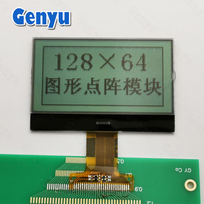 2.4인치 LCD 화면 FSTN 128x64 LCD 디스플레이 반사 27PIN 8비트 병렬