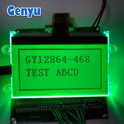 2.9 인치 LCD 화면 128 * 64 LCD 디스플레이 STN 반사 녹색 백라이트