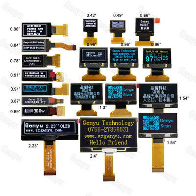 좋은 가격 128X64 OLED Customized Fpc Spi i2c Micro Monochrome 0.91 0.96 Oled Display Small Lcd Screen Module Panel Mini 128X32 0.96 온라인으로