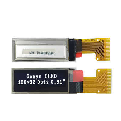 좋은 가격 0.91 Inch 128x32 White Blue OLED Panel 15 Pin 0.91 OLED Display SSD1306 SPI I2C OLED Screen 128*32 Inch 128*32 OLED 128*32 온라인으로