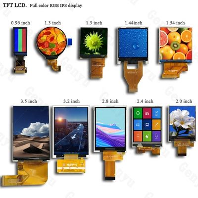좋은 가격 광시야각 2.4인치 IPS TFT LCD 디스플레이, 18핀 솔더링 FPC, 자동차용 ISO9001:2015 인증 온라인으로