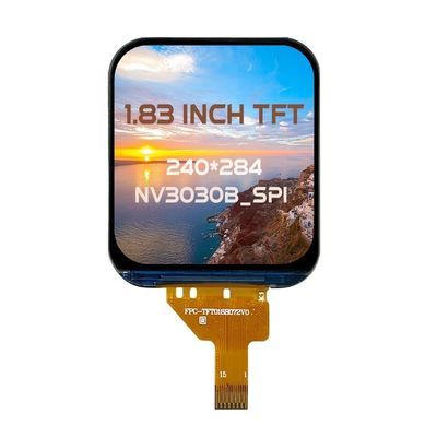 좋은 가격 맞춤형 2.4 인치 IPS TFT LCD 디스플레이 300K 월 공급 18pin FPC 및 NV3030B 드라이버 IC 온라인으로